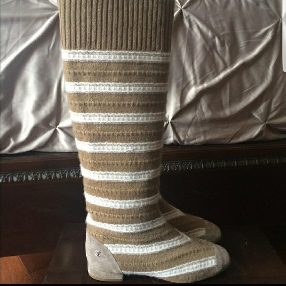 Chanel Runway Boots
